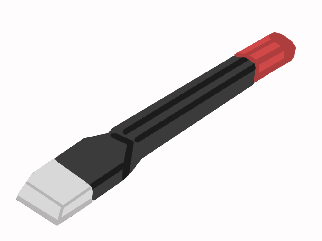 平タガネのイラストです。