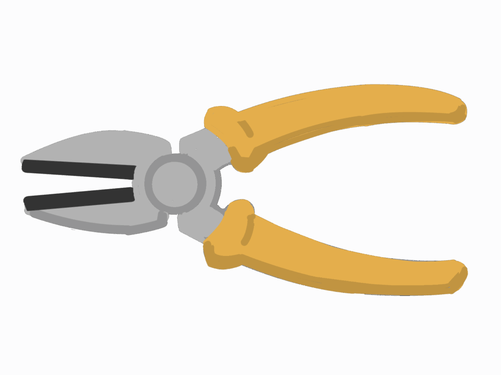 ニッパーのイラストです。